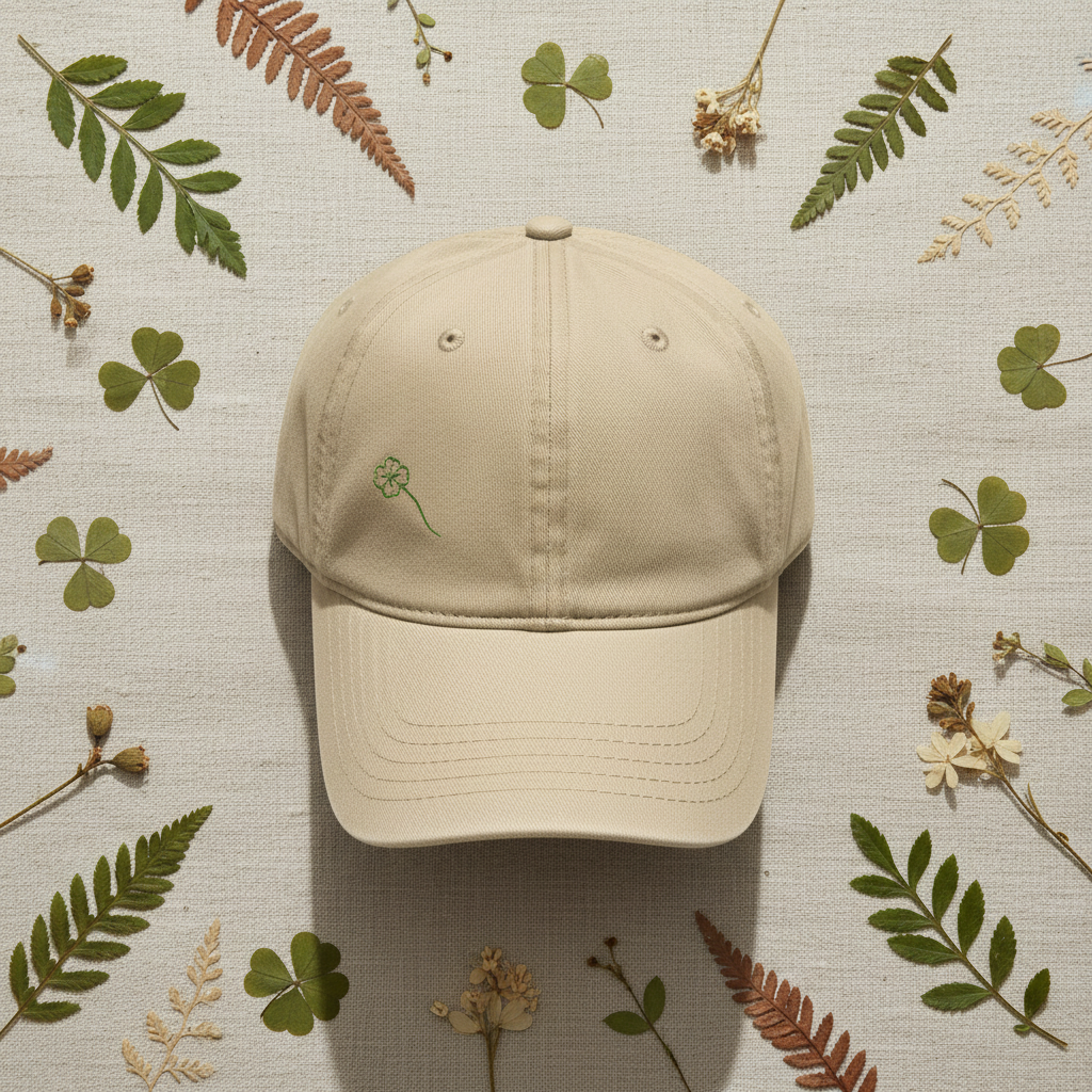 Clover Cap Flat Lay