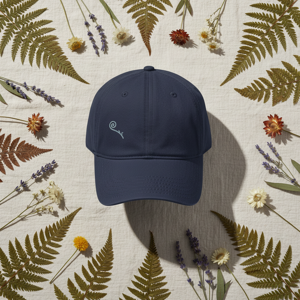 Fiddlehead Cap Flat Lay